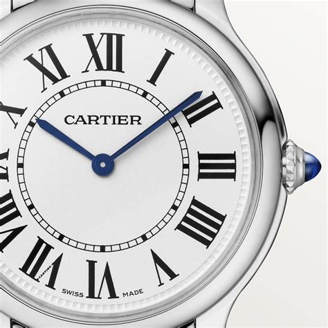 cartier round watch mens|cartier ronde must 36mm.